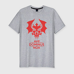 Мужская slim-футболка Ave Dominus Nox клич повелителей ночи