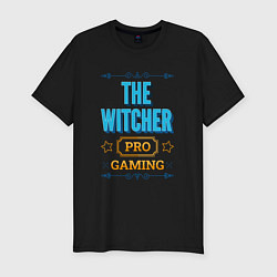 Футболка slim-fit Игра The Witcher PRO Gaming, цвет: черный