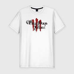 Мужская slim-футболка Three Days Grace Combined