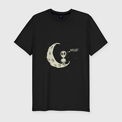 Футболка slim-fit Hello Moon, цвет: черный