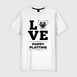Мужская slim-футболка Poppy Playtime Love Classic