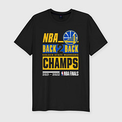 Мужская slim-футболка GOLDEN STATE WARRIORS NBA CHAMPION