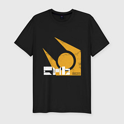 Футболка slim-fit Half life - city 17, цвет: черный