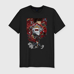 Мужская slim-футболка Akira - cyberpunk mutant