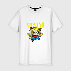 Мужская slim-футболка NirvaNO