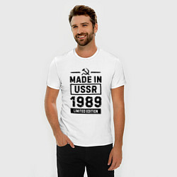 Футболка slim-fit Made In USSR 1989 Limited Edition, цвет: белый — фото 2