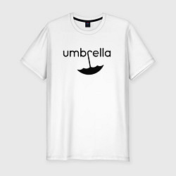 Мужская slim-футболка Академия Амбрелла лого