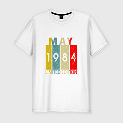 Мужская slim-футболка 1984 - Май