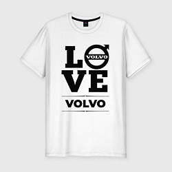 Мужская slim-футболка Volvo Love Classic