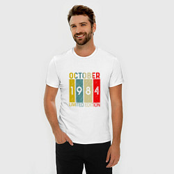 Футболка slim-fit 1984 - Октябрь, цвет: белый — фото 2