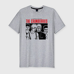 Футболка slim-fit Sus 50 mejores canciones - The Cranberries, цвет: меланж