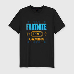 Мужская slim-футболка Игра Fortnite pro gaming