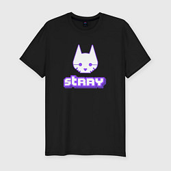 Мужская slim-футболка Stray x Twitch