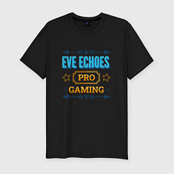 Мужская slim-футболка Игра EVE Echoes pro gaming