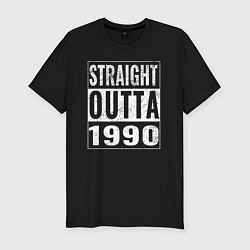 Мужская slim-футболка Прямиком из 1990