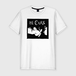 Мужская slim-футболка The Cure Роберт Смит