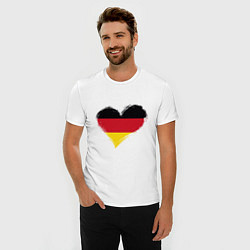 Футболка slim-fit Сердце - Германия, цвет: белый — фото 2