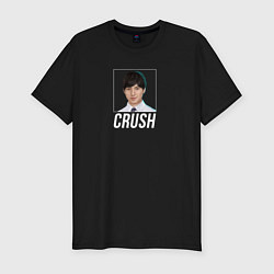 Футболка slim-fit Сэм Crush, цвет: черный