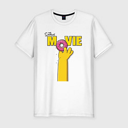 Футболка slim-fit The Simpsons Movie, цвет: белый