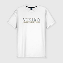 Футболка slim-fit Секиро лого, цвет: белый