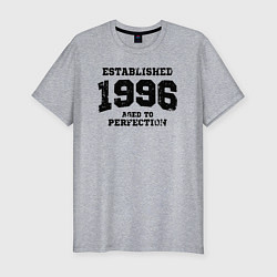 Мужская slim-футболка Основана в 1996 году и доведена до совершенства