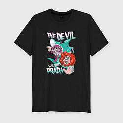 Мужская slim-футболка The Devil wears prada - Shark