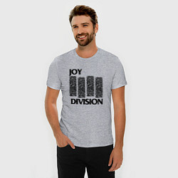 Футболка slim-fit Joy Division - rock, цвет: меланж — фото 2