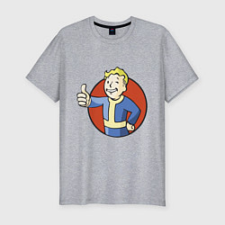 Мужская slim-футболка Vault boy like