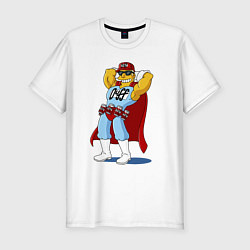 Мужская slim-футболка Duffman - Simpsons