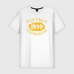 Мужская slim-футболка Винтаж 1999 ограниченный выпуск