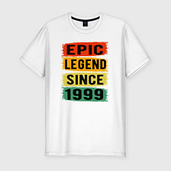 Мужская slim-футболка Эпичный Легендарный с 1999