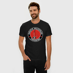 Футболка slim-fit Grupo muzenza Capoeira, цвет: черный — фото 2
