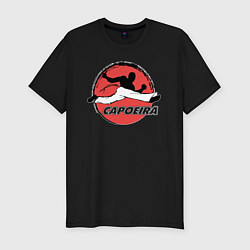 Футболка slim-fit Capoeira - fighter jump, цвет: черный