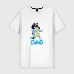 Мужская slim-футболка Doggy Dad