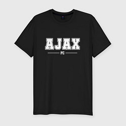 Футболка slim-fit Ajax football club классика, цвет: черный