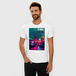 Футболка slim-fit CyberRussia, цвет: белый — фото 2