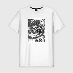 Мужская slim-футболка Kumo Desu ga Nani ka?