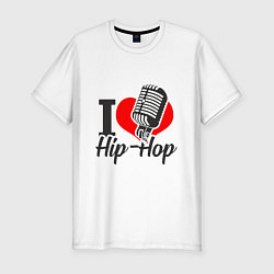 Мужская slim-футболка Love Hip Hop