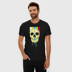 Футболка slim-fit Color skull - vanguard, цвет: черный — фото 2
