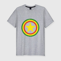 Мужская slim-футболка Jamaica Star
