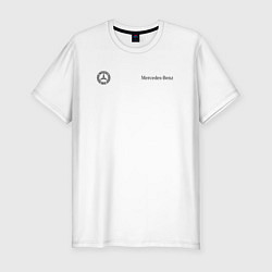 Футболка slim-fit Logo Mercedes-Benz, цвет: белый