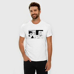 Футболка slim-fit Aki Denji Power, цвет: белый — фото 2