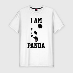 Мужская slim-футболка Я - панда