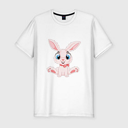 Мужская slim-футболка Baby - Rabbit