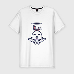 Мужская slim-футболка Angel Bunny