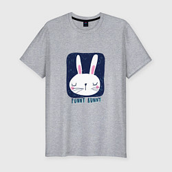 Футболка slim-fit Funny - Bunny, цвет: меланж