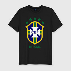 Мужская slim-футболка Brasil CBF