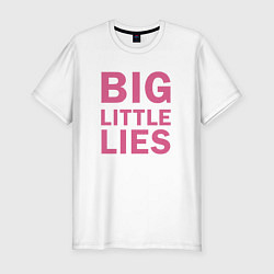 Мужская slim-футболка Big Little Lies logo