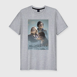 Мужская slim-футболка Мадлен, Селеста и Джейн