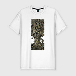 Мужская slim-футболка Nest tree